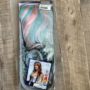 Sepia Carmen Synthetic Wig Angel Breath Pastel Stripe Costume NWT